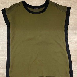 Zara W&B Collection Oversized Top M